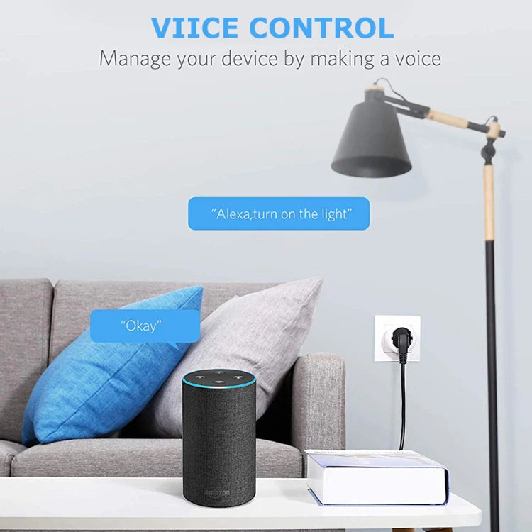 16A Switzerland Plug Smart Wifi SW Socket Wireless Smart Life Tuya APP Remote control Time Control 3500w Works With Alexa
