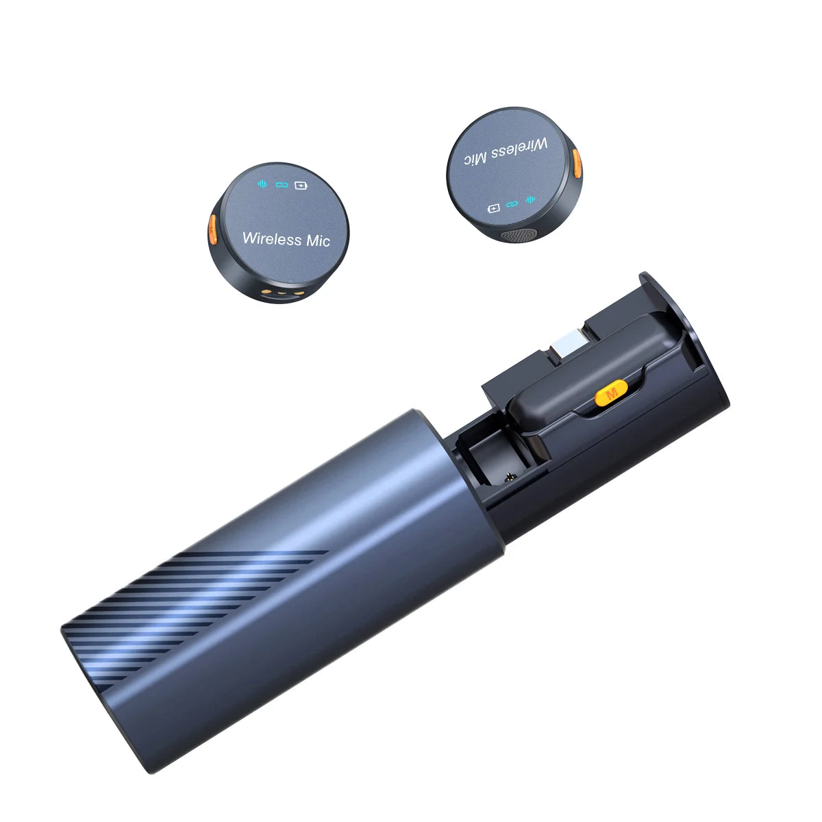 Wireless Omnidirectional Condenser Microphone Mini Collar Cravate Sans Fil for Smartphone TikTok Vlog Shooting Lavalier