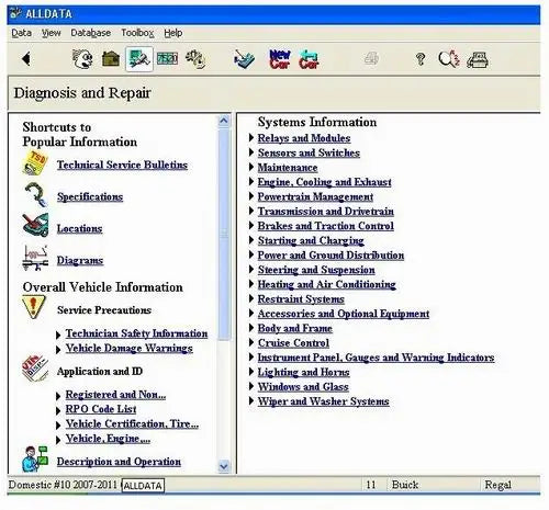 Hot NEW Arrival Alldata V10.53 All Data Car Software with Tech Support