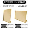 Practical Metal Desktop Menu Display Poster Board Business Card Stand for Store Office Table Decoration Accessory