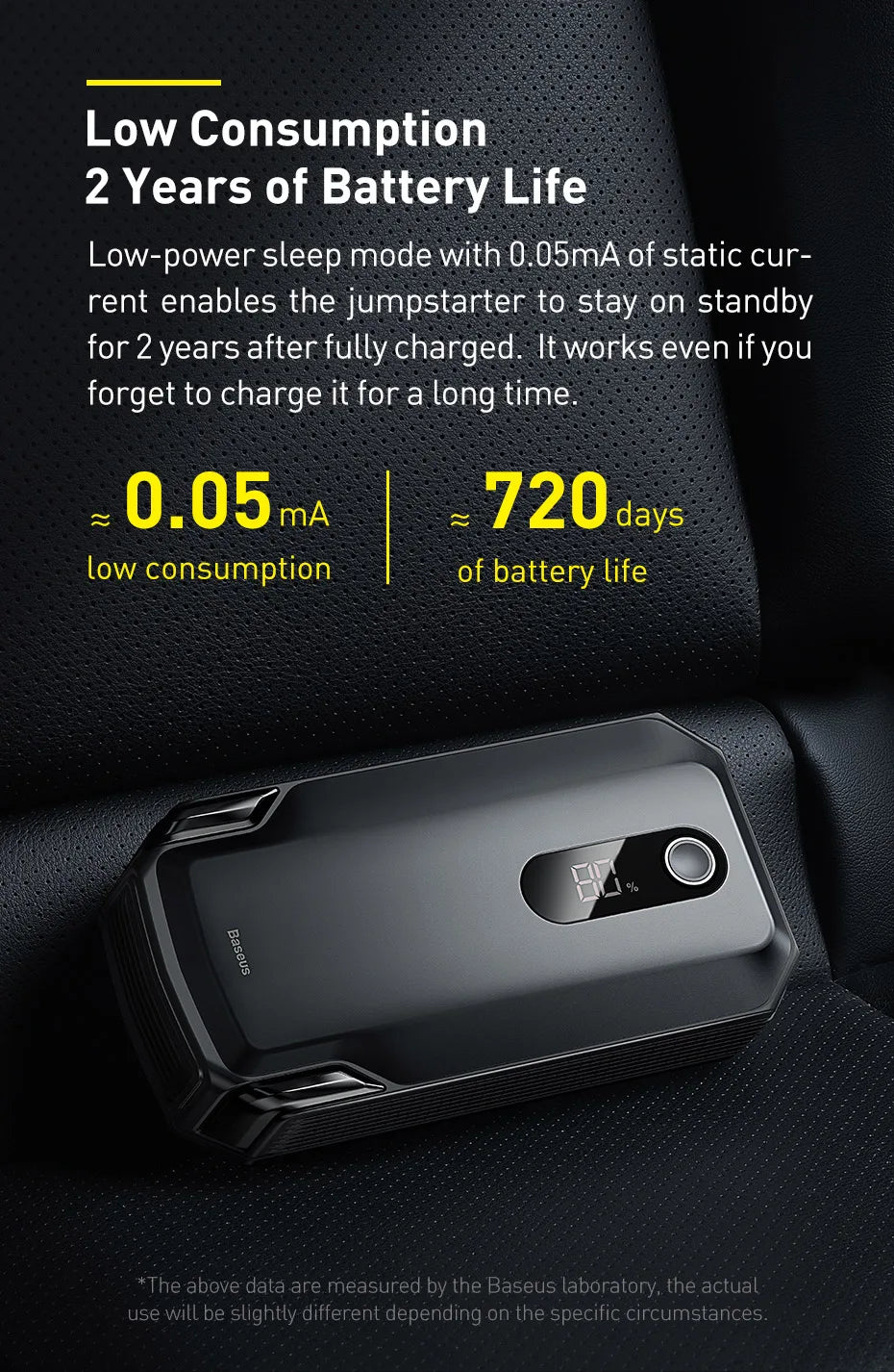 Baseus Car Jump Starter Power Bank 2000A / 1000A 12V Portable Battery Charger Auto 12V Emergency Booster Starting Device