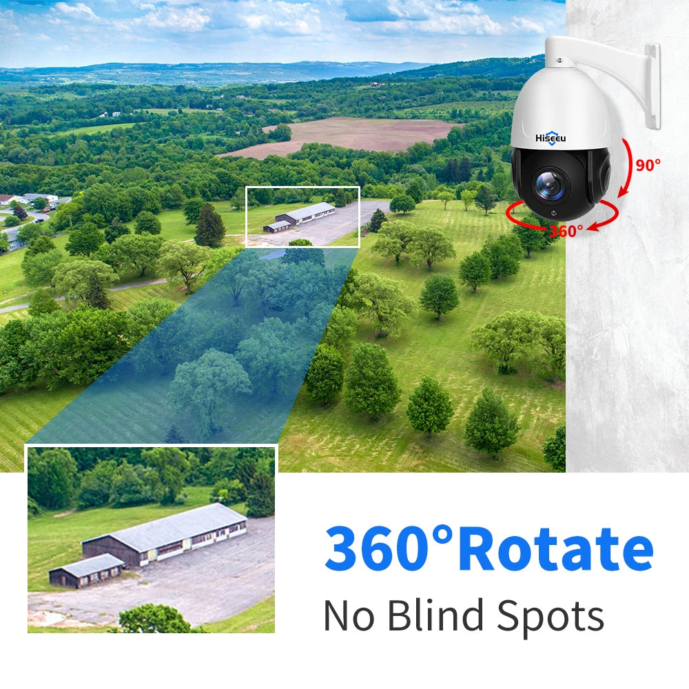 IP66 30X Optical Zoom Icsee HD Night Vision Network Cctv Outdoors Security 4k 8mp Poe Camera Ptz