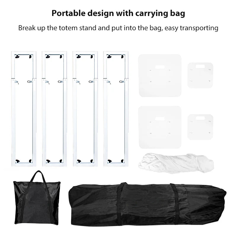 LS023 Yinyu Portable Speaker Totem Stand with Carry Bag Adjustable DJ Truss for PA Speakers, Events & Live Shows