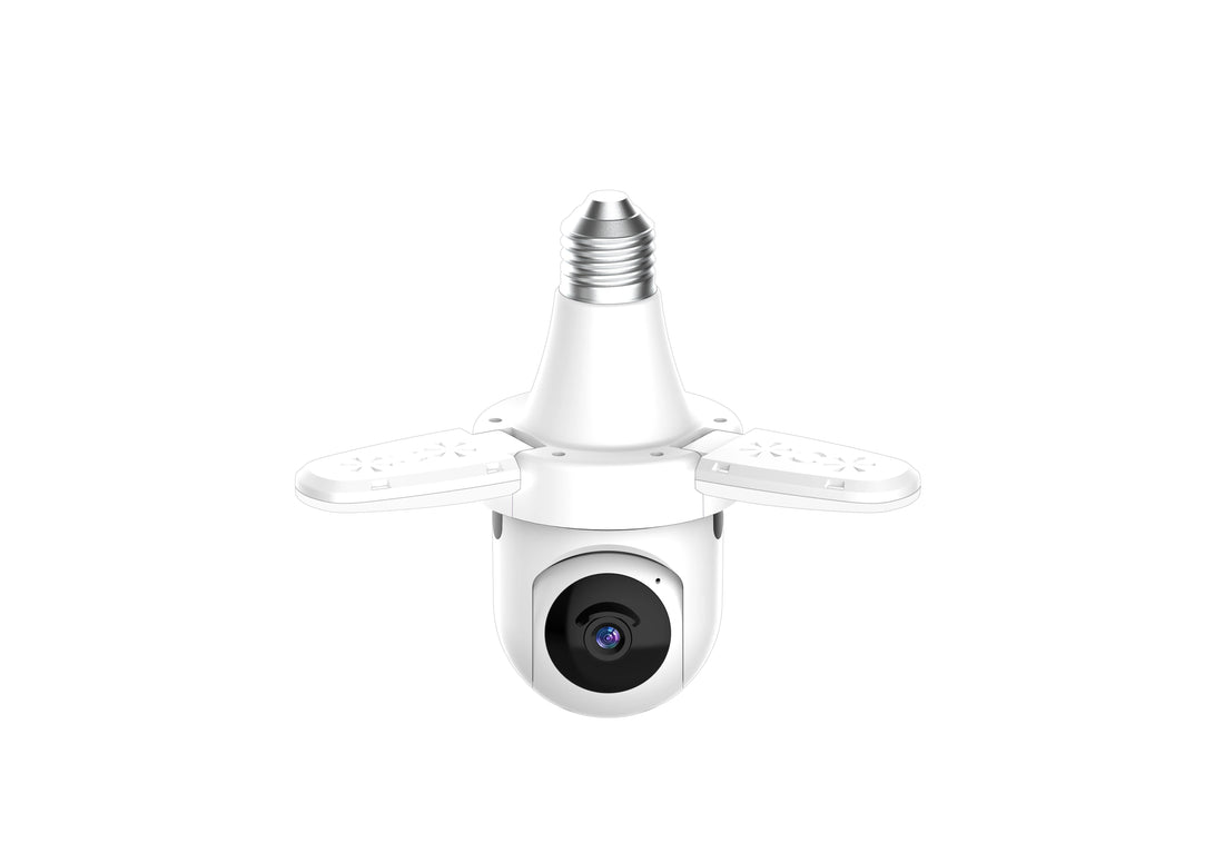 2MP House Indoor 360 Degree Surveil 2.4G 5G WiFi CCTV Bulb Camera Hopeway Wireless Smart Security Light Bulb Camera