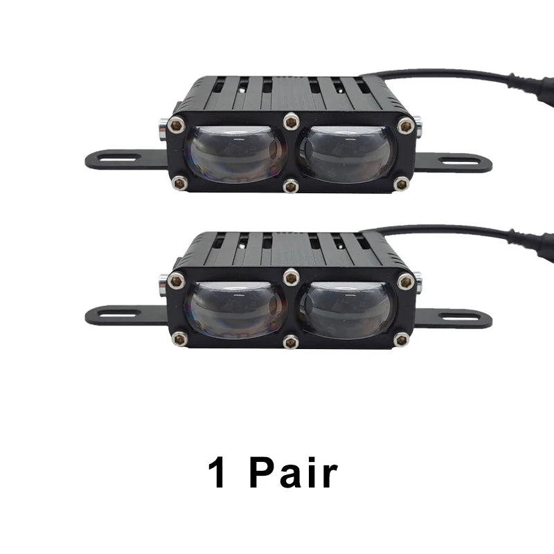 High Power With Fan Car Spotlights Led Grille Lights Fog Work Light External Auxiliary Lights Off-road Vehicle SUV Truck