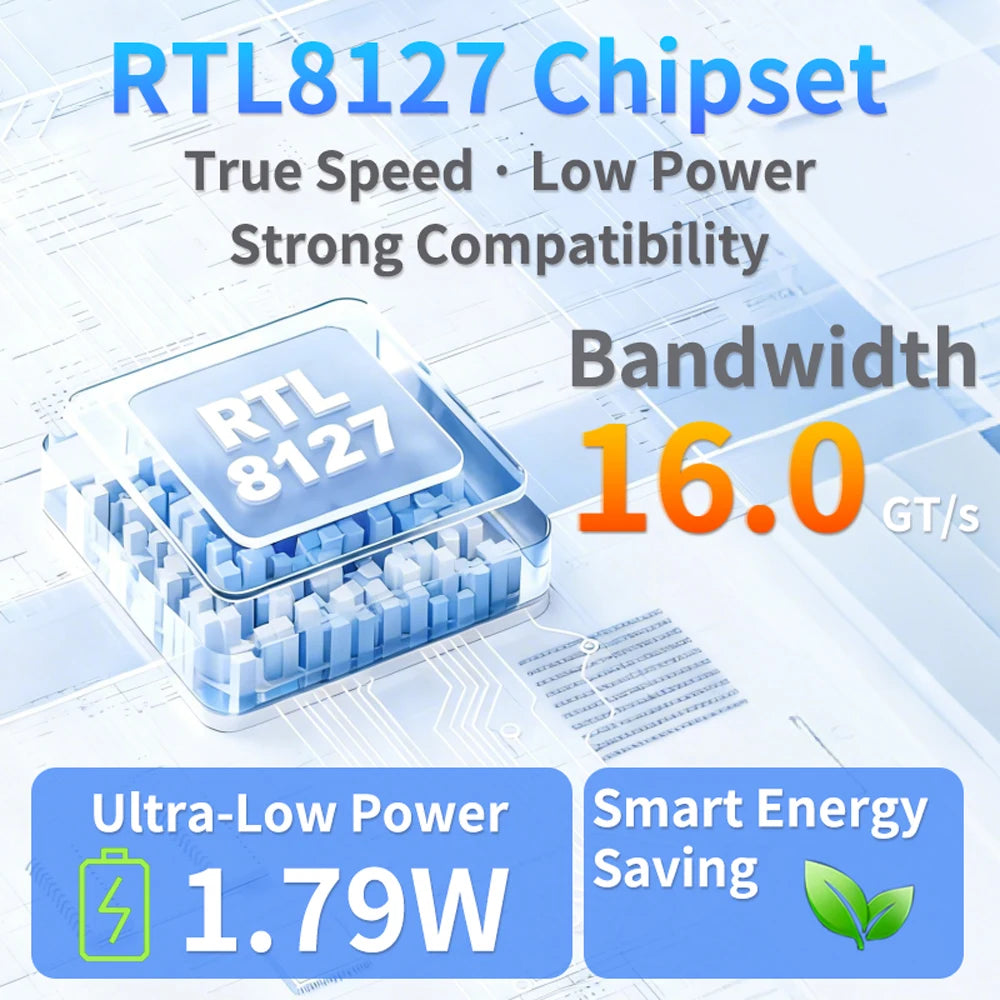 10G Ethernet Network Card PCIe 4.0 | Server Desktop Adapter RJ45 | Wholesale OEM Factory Direct