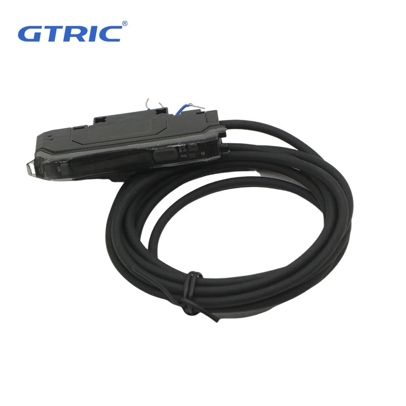 GTRIC high precision General purpose digital optical switch 12-24VDC NPN PNP photoelectric fiber optic amplifier sensor