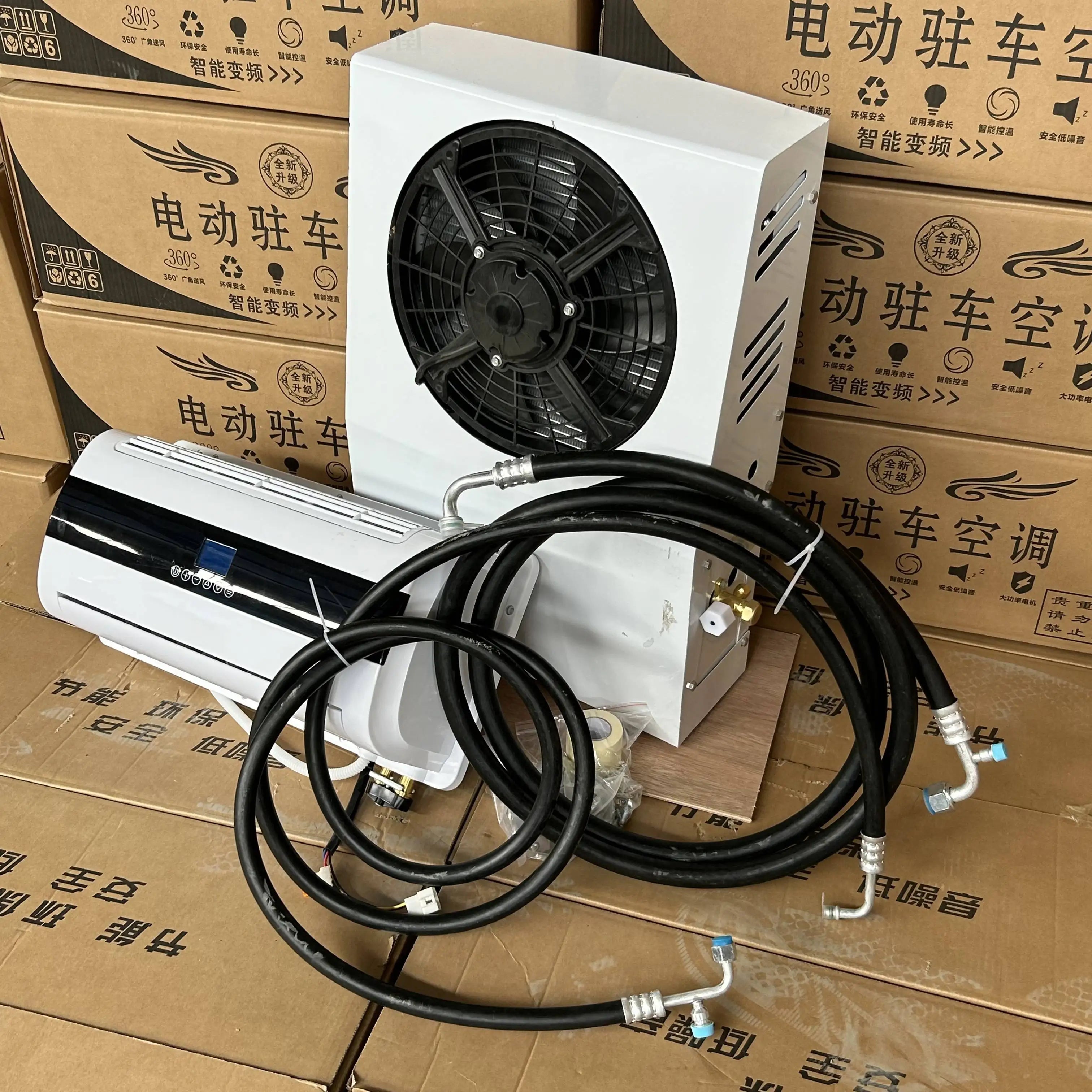 China Factory Sale Split air Conditioners for Van Tractor Cab air Conditioning Unit Electric Ac for Car