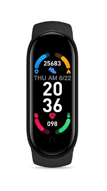 2022 Customized M6 Smart Strap Waterproof Sports Fitness Tracker Wrist M6 Bracelet Wearable Device Wristband Smart Watch