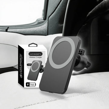 2025 New Arrivals Magnetic Car Charger Wireless Phone Holder Magnet 15W Fast Car Wireless Charger Adapter