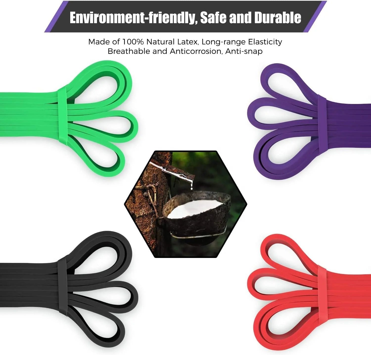 Latex Loop Pull up Assistant Exercise Bands Elastic Body Building Workout Gym Bands Home Training Resistance Fitness Bands