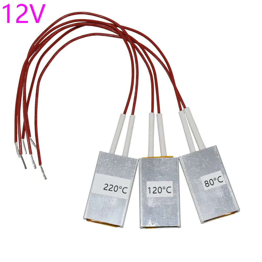 220V/12V 80-220 Degrees Celsius PTC Heaters Heating Element Hair Dryer Accessories Curlers Heater Poultry Incubator 1 Pc