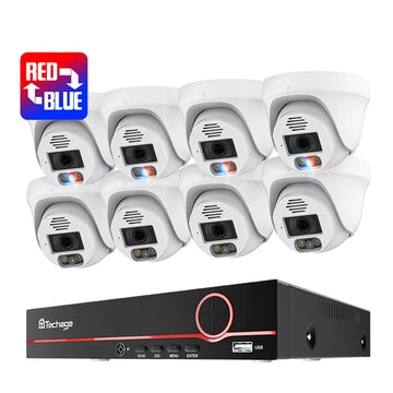 8CH Hd Display Full Color Night Cctv Cameras 8Mp Camera Poe Face Detection Cheap Ip Security Camera System