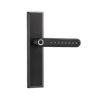 Fingerprint Electric Handle Lock IELOCK Smart Home Door Lock Biometric Fingerprint Lock for Wooden Door