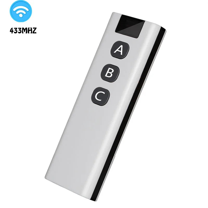 Wireless Remote Control Switch Electrical Outlet Smart EU Wall Socket and 433mhz Transmitter 220V 15A Plug for LED/Light/Lamp