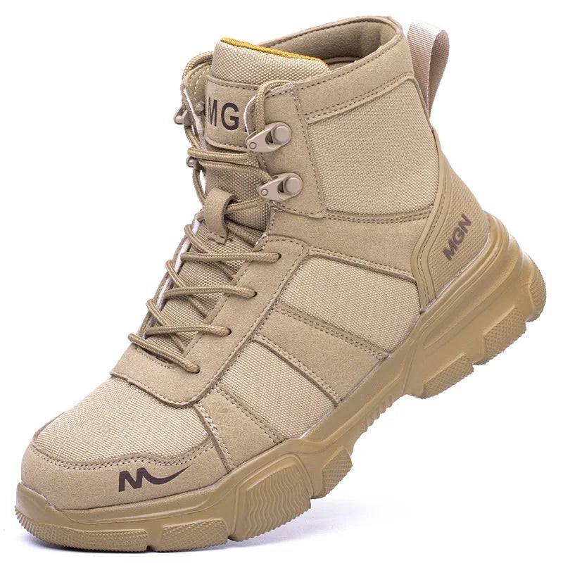 Diansen 211 Men's 48 Plus Size Anti-Puncture Security Boots & Work Safety Sneakers with Steel Toe Non-Slip