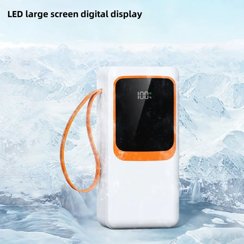Large Capacity 50000mah 7 Port Output Power Banks Digital Display USB Type-C PD 22.5W Power Bank 50000mAh Portable Power Station