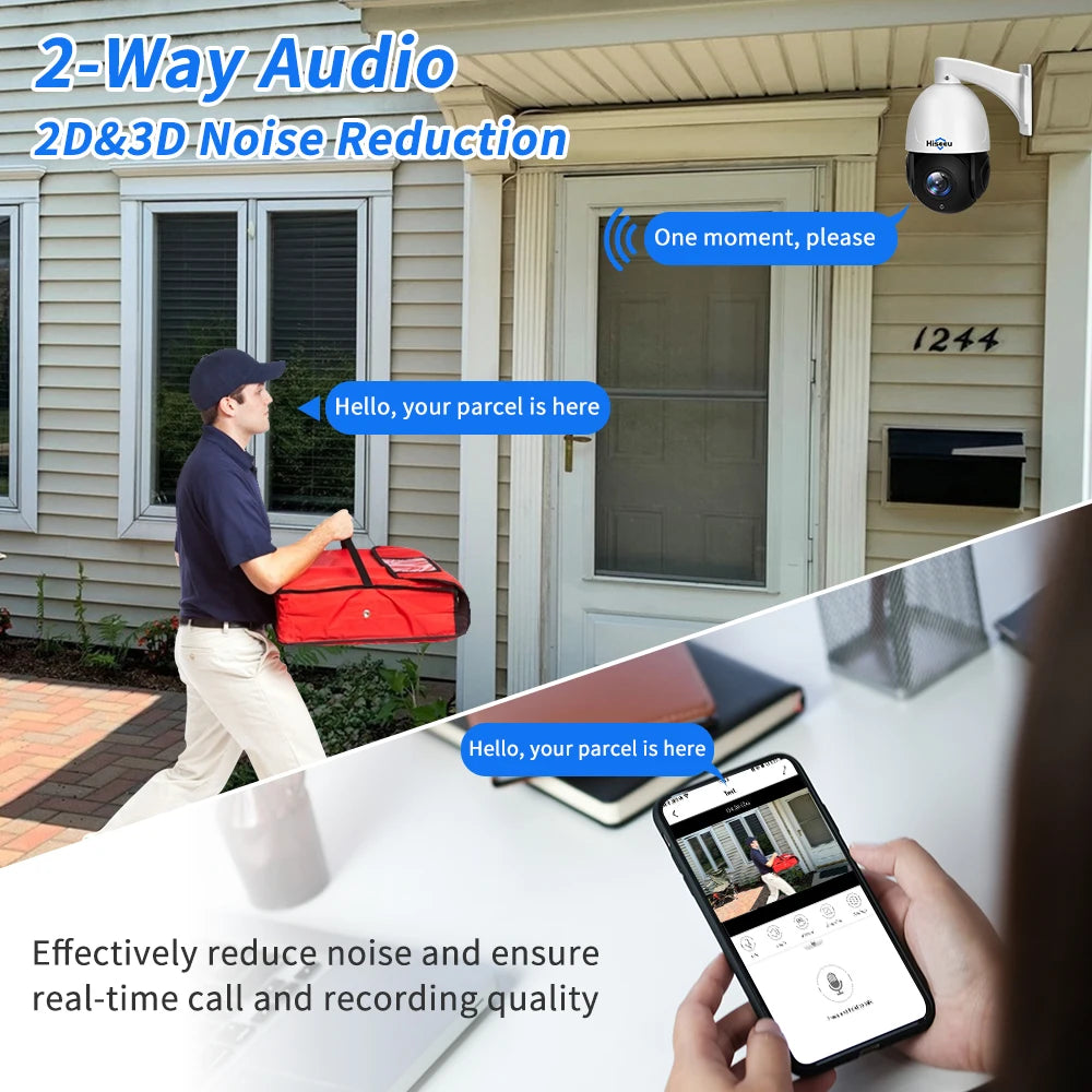IP66 30X Optical Zoom Icsee HD Night Vision Network Cctv Outdoors Security 4k 8mp Poe Camera Ptz