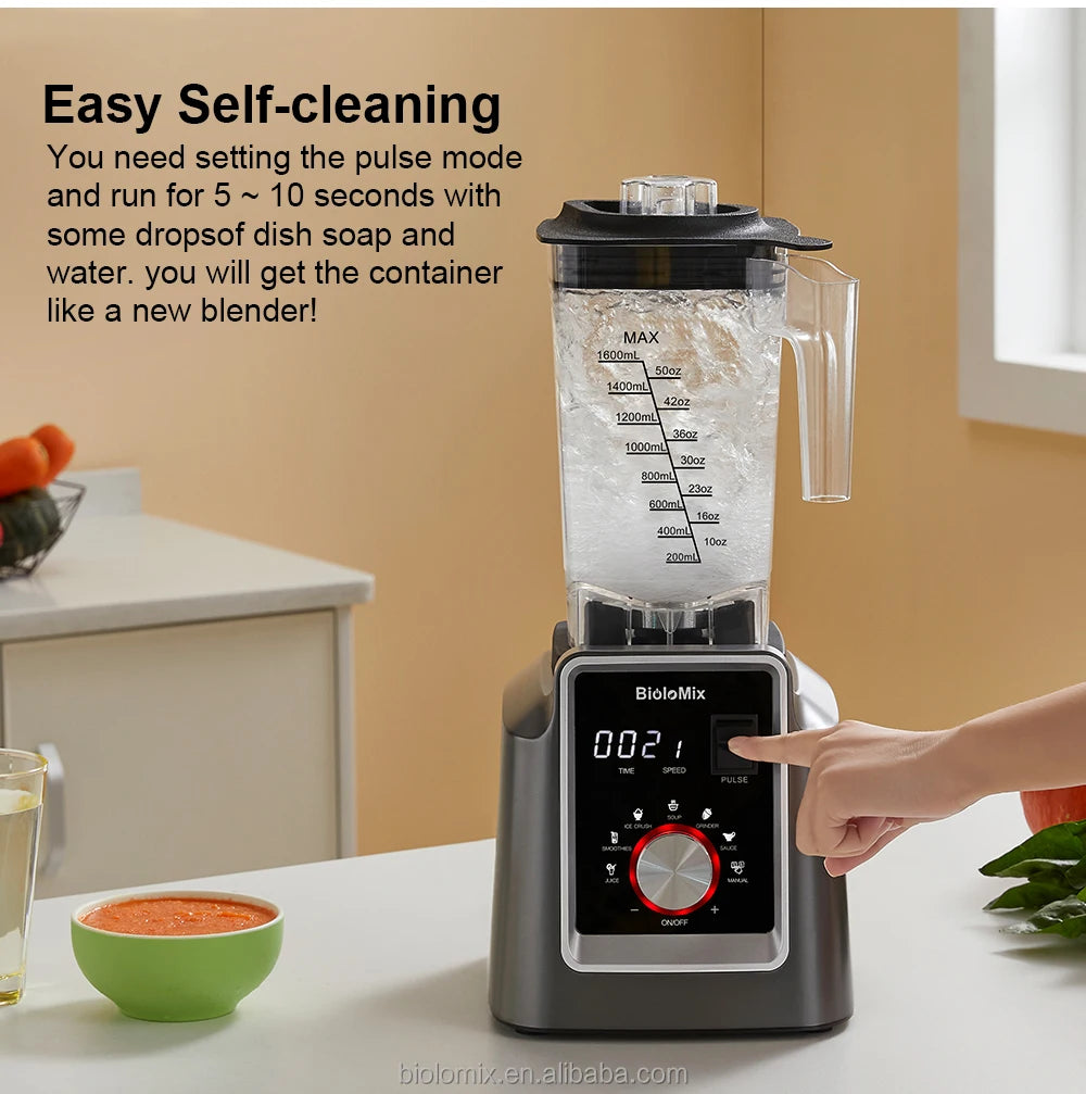 Professional Blenders for Kitchen2200W Professional Countertop Blender with 68oz Tritan Pitcher Smoothie Household Blender Maker