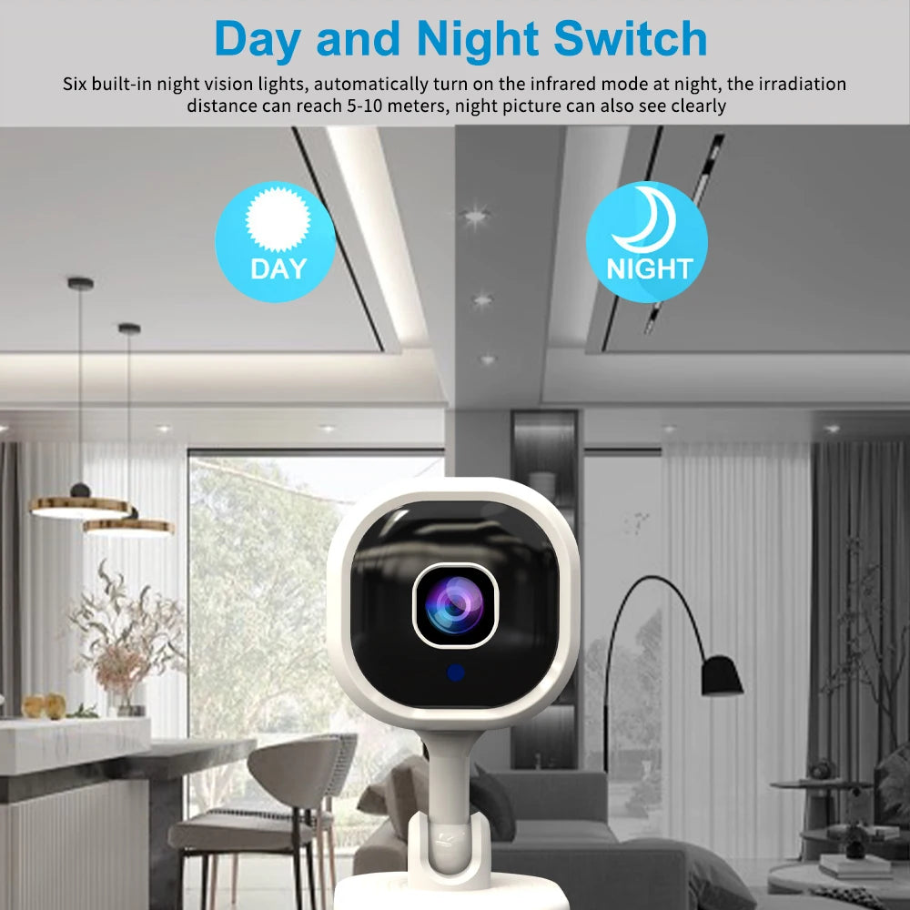 GreenYi AHD Camera Two-way Intercom 1080P Smart Security Monitor Wireless Wifi Camera Digital Noise Reduction