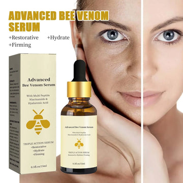 Advanced Bee Venom Serum, Anti-wrinkle and Firming Facial Serum, Facial Serum for Minimizing Fine Lines and Wrinkles