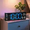 Brauthon 16\" Large Digital Classroom Clock LED Wall Clock with Remote Control Plastic Material Date Week & Alarm Features