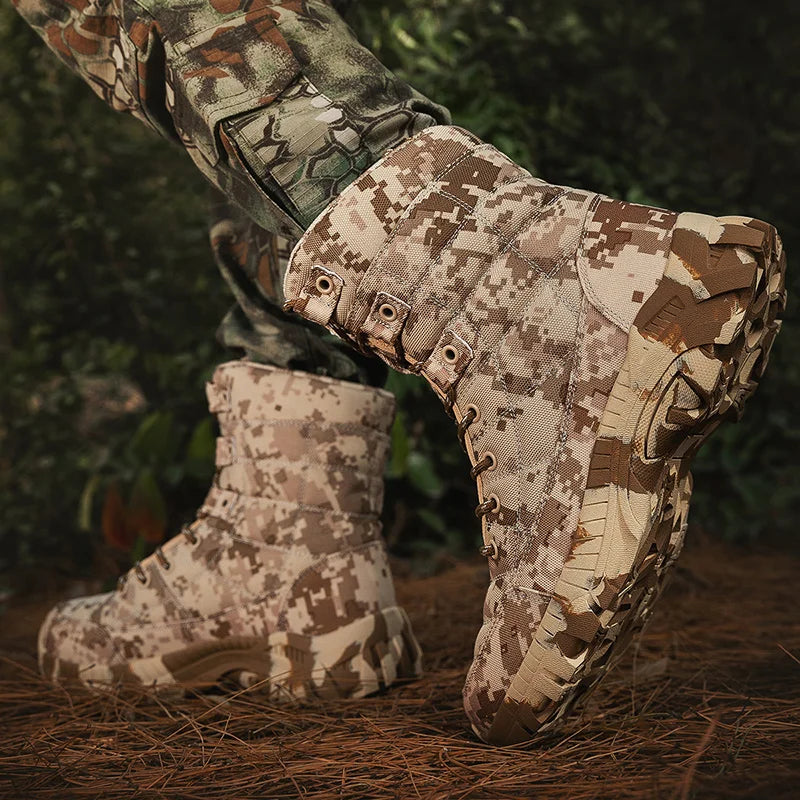 Greatshoes Camouflage Boots Shoes Men Boots,Hiking Boots for Waterproof Outdoor,Boots for Hunting Custom Rubber Boots