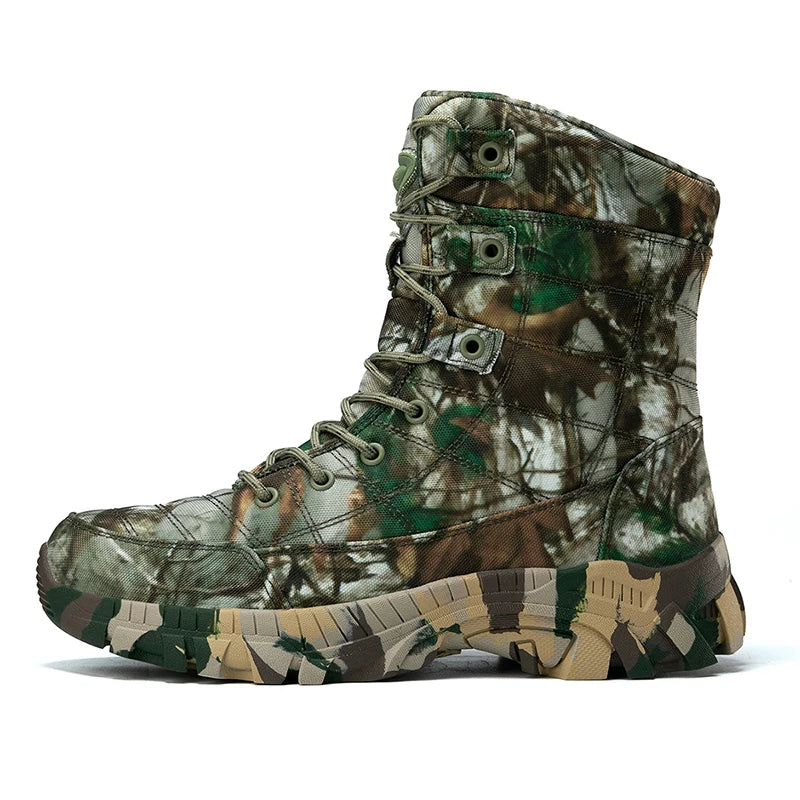 Greatshoes Camouflage Boots Shoes Men Boots,Hiking Boots for Waterproof Outdoor,Boots for Hunting Custom Rubber Boots