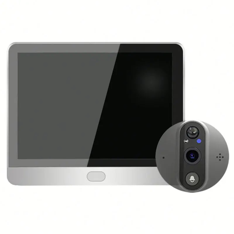 Mini Smart Life App 3MP Wide View Angle 2.4Ghz Wifi Magic Door Peephole Eye Camera Digital Door Viewer Doorbell