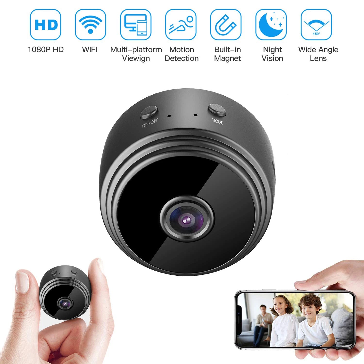 A9 Mini Cameras With Wifi 1080P HD Mini Camera Sensor Night Vision Camcorder Web Video Smart Life Home