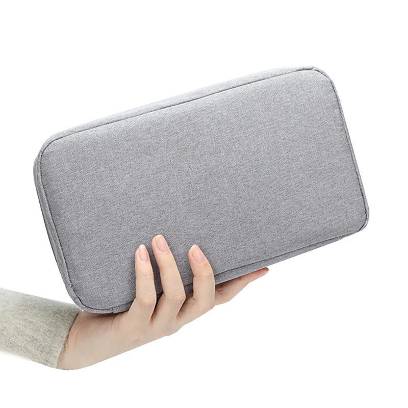 For Electronic Cable Organizer Accessories Storage Bag Elastic Holder for Charger Pencil Mouse Power Banks Zipper Pouch Bag