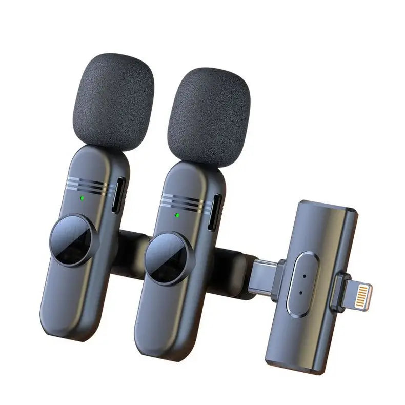 Quality Assure Wireless Lavalier 2 in 1 Mini Microphone Lapel Micro Cravat San Fil Mic for youtube Lapal Mikrafon Cordless