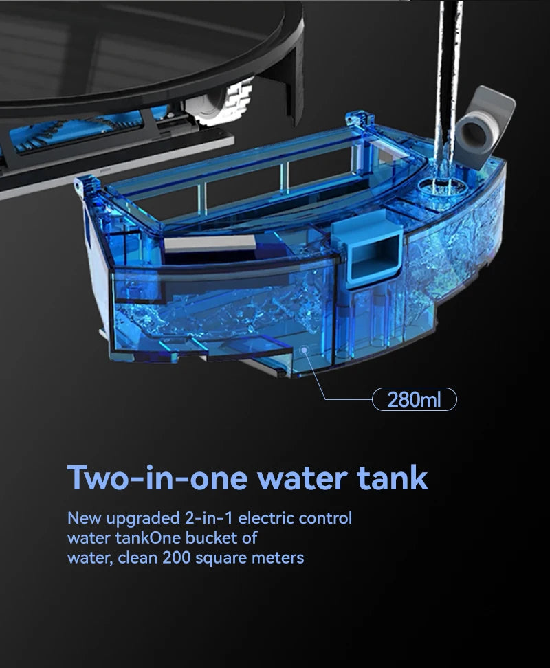 New Product  for Home & Office Floor Cleaning Dry and Wet 3500PA Strong Suction Pet Hair Tuya APP Robot Vacuum Cleaner