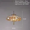 Modern Luxury Designer High-end Glass Bedroom Headboard, Personalized Art bar Dining Room Chandelier