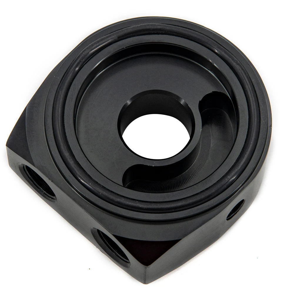 Universal  AN10 Oil Cooler Sandwich Adapter Plate With Thermostat and Adaptor Threads   3/4-16UNF M20X1.5