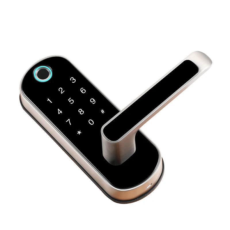 Tuya Smart Home Alexa Security WiFi Biometric Fingerprint Door Lock With Doorbell