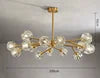 Modern Style Crystal Lamp Shade G9 Led Ceiling Lamp Golden Luxury Dinning Room Bedroom Pendant Light Hotel Restaurant Chandelier