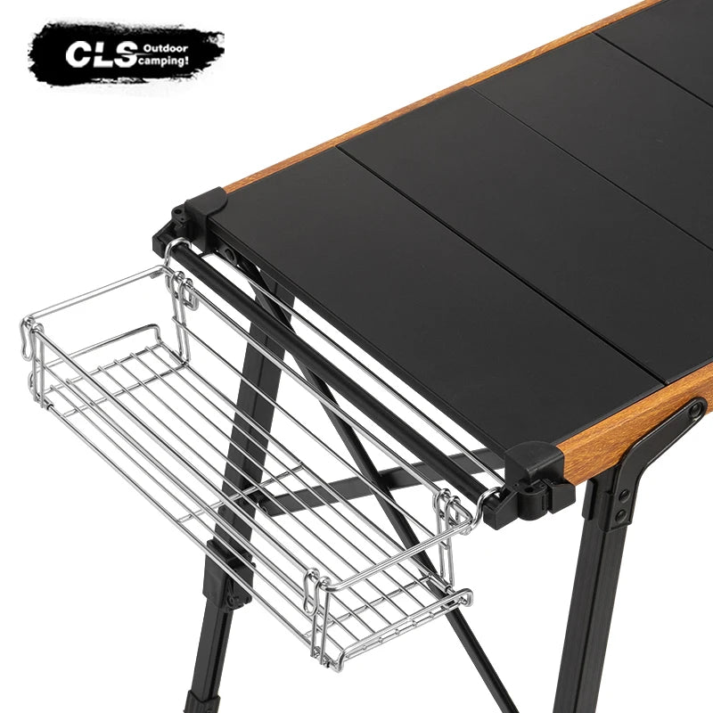 CLS Outdoor IGT Folding Table Camping Portable Picnic Folding BBQ Table Mobile Kitchen Lifting Expanded Aluminum Table
