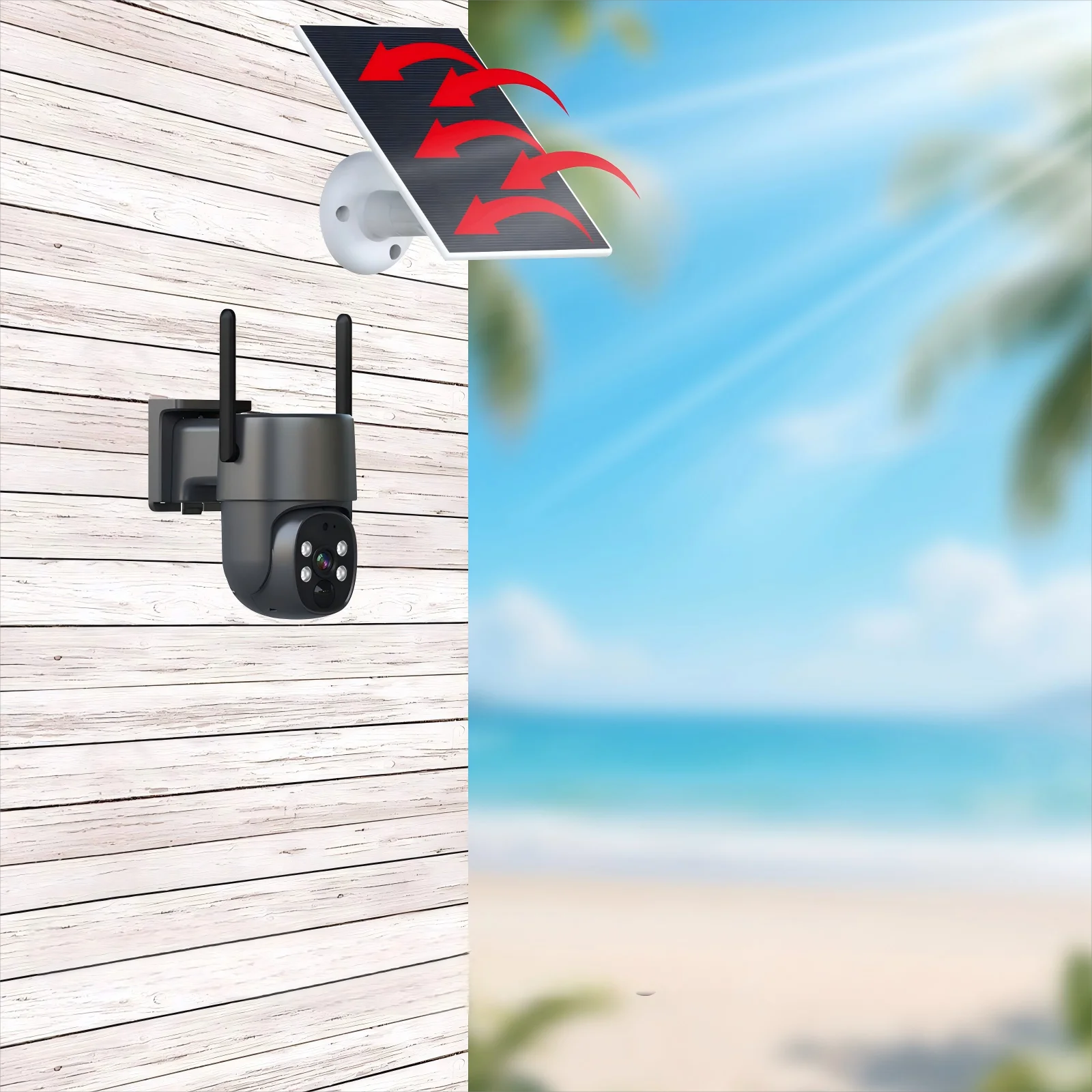 High Quality 4MP Wireless Ip Security Cctv Ptz Dome Camera PIR Human Detection Alarm 4G Sim Card Solar CCTV Camera