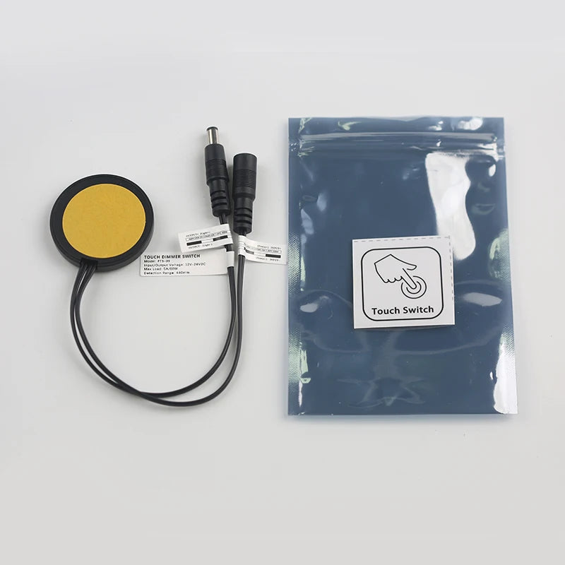 Can Penetrate 40mm Wooden Panel Sensor Switch LED Touch Sensor 12V 24V 60W Touch Switch, Suitable for Hidden Installation