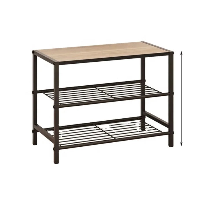 High Quality Modern Metal Shoe Rack Storage Organizer 2/3/4 Layers Easy to Assemble