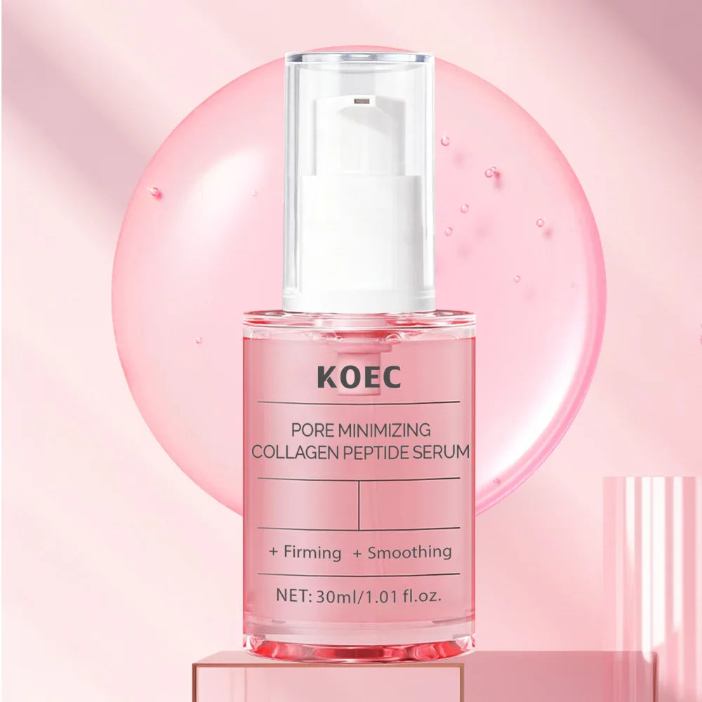 KOEC Minimizing Collagen Peptide Serum Ampoule Collagen Serum for Face Hydrating  Anti-aging Skin Care Private Label OEM