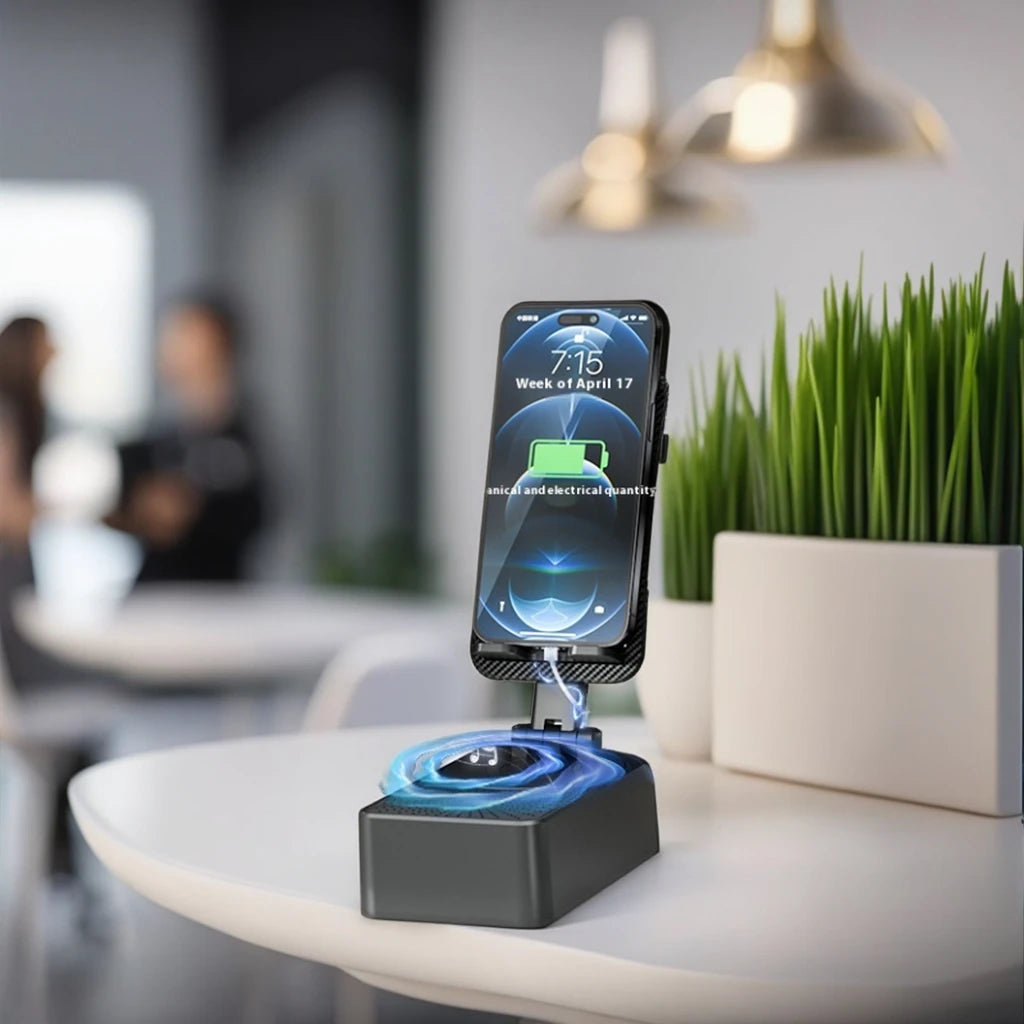Latest 3-in-1 Portable Wireless Mini BT Music Box Blue Tooth Speaker Phone Holder Practical Mini Portable Playback Device