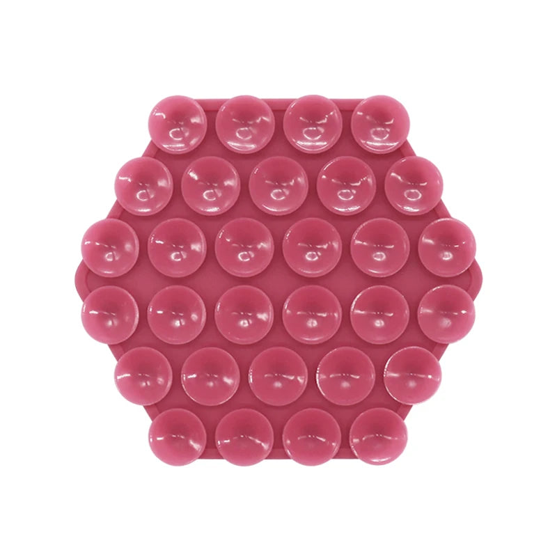 2024 Best-selling  Round Silicone Suction Cup Double-sided Silicone Suction Cup Suitable for Mobile Phone Fixing Devices