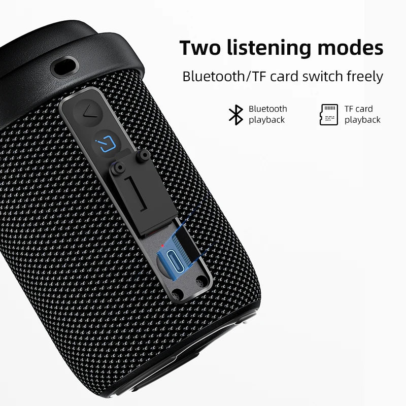 Colorful Glowing RGB Wireless Bluetooth Speaker With Subwoofer Bluetooth Speakers