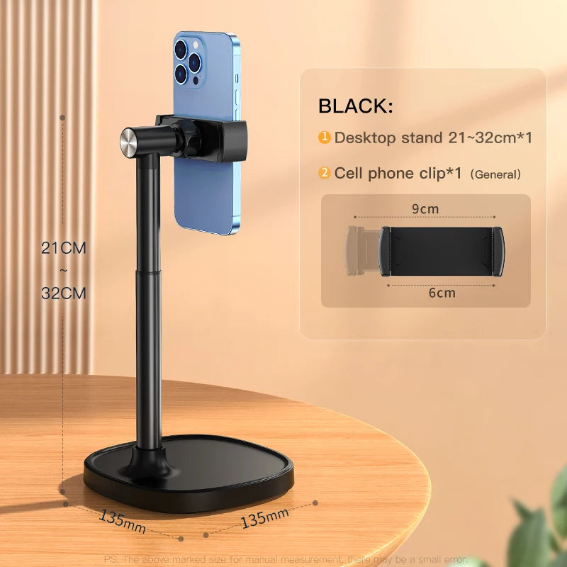 JOPREE X66 Adjustable Foldable Support Table Portable Desktop Stand Mount for Mobile Phones Video Other Devices Made Alloy Metal