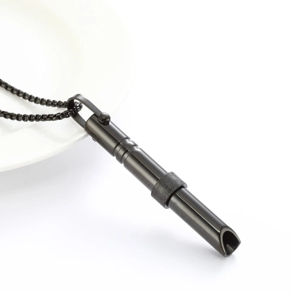 Anti-Anxiety Jewelry Breathing Necklace for Breathwork Anxiety Breathing Tool Stress Relief Anxiety Necklace for Women Men Baby