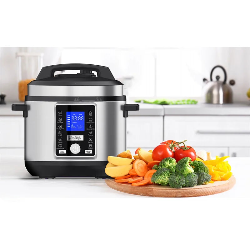 Kitchen Appliances Aluminium Electric Pressure Cooker Smart Overheat Protection Rice Cooker Instant Heat CookingPot Home Hotel