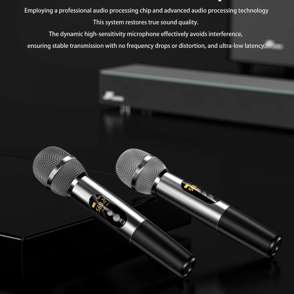 JY AUDIO A18 5.1.4CH Atmos System Soundbar with 4 Wireless Surround Speakers 8" Wireless Subwoofer Immersive Home Theater System