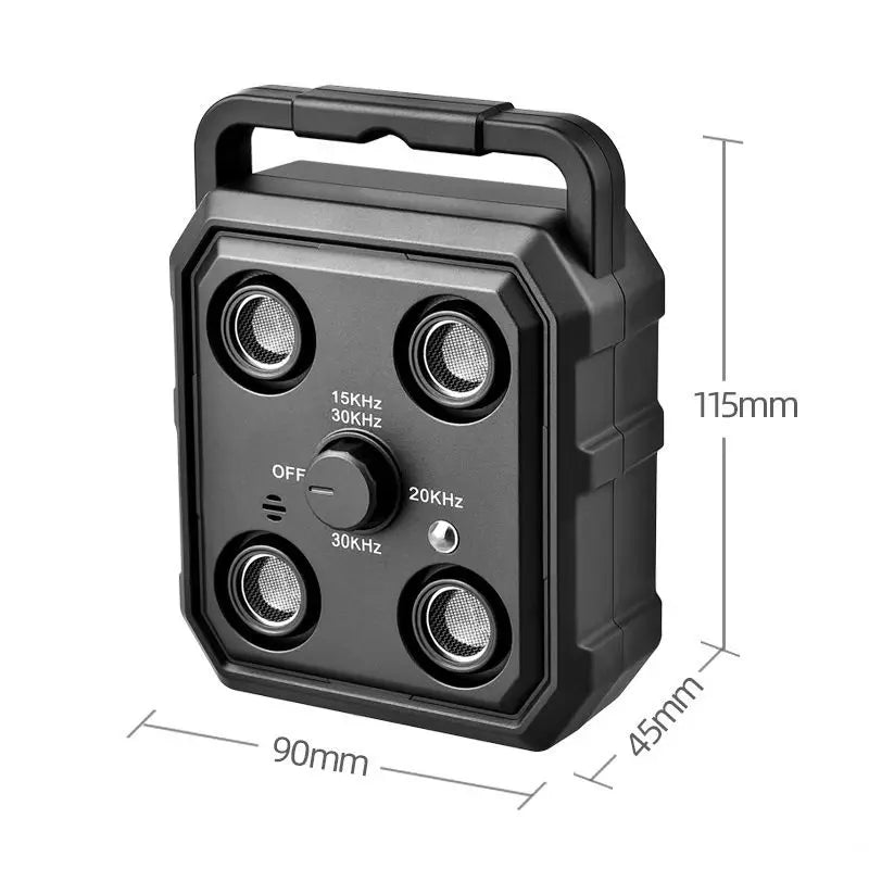 Handheld High-Frequency Dog Repellent ABS Material USB Rechargeable 120 DB Bark Control & Self-Defense Outdoor Gadget